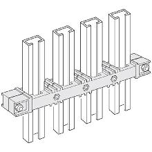 MAS HDX - PORTASBARRE INTERMEDIO 2 SB/FASE - BTICINO 91881/2 - BTICINO 91881/2 product photo