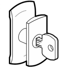 MANIGLIA A T PER QUADRI MDX400 CON GRADO DI PROTEZIONE IP65 - BTICINO 92860S product photo