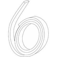 GUARNIZIONE PER QUADRI E ARMADI DA APPLICARE PER OTTENERE IL GRADO DI PROTEZIONE IP43 - BTICINO 93875 product photo