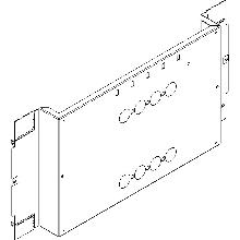 MAS - PIASTRA MW630 L=600 - BTICINO 9561P/SW product photo