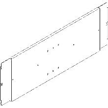 MAS 400 - PIASTRA MW630 L=850 - BTICINO 9761PC/SW - BTICINO 9761PC/SW product photo