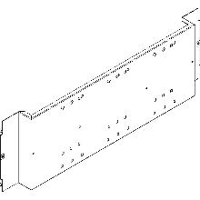 MAS - PIASTRA M250-400 L=850 - BTICINO 9781P/TN product photo