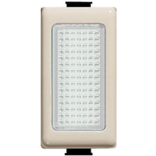 PORTALAMPADA SPIA LUMINOSA BIANCO ORIGINALE MATIX AVORIO MAGIC TT - BTICINO A5060B product photo