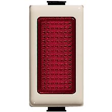 MATIX AVORIO MAGIC TT A5060R PORTALAMPADA SPIA LUMINOSA ROSSA ORIGINALE - BTICINO A5060R product photo