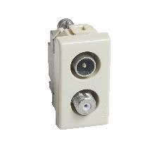 MATIX - PRESA TV-SAT DIRETTA DEMIX 1M AVOR - BTICINO A5214D - BTICINO A5214D product photo