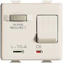 MATIX AVORIO MAGIC TT A5246S MAGNETOTERMICO DIFFERENZIALE 6A 10MA - BTICINO A5246S product photo