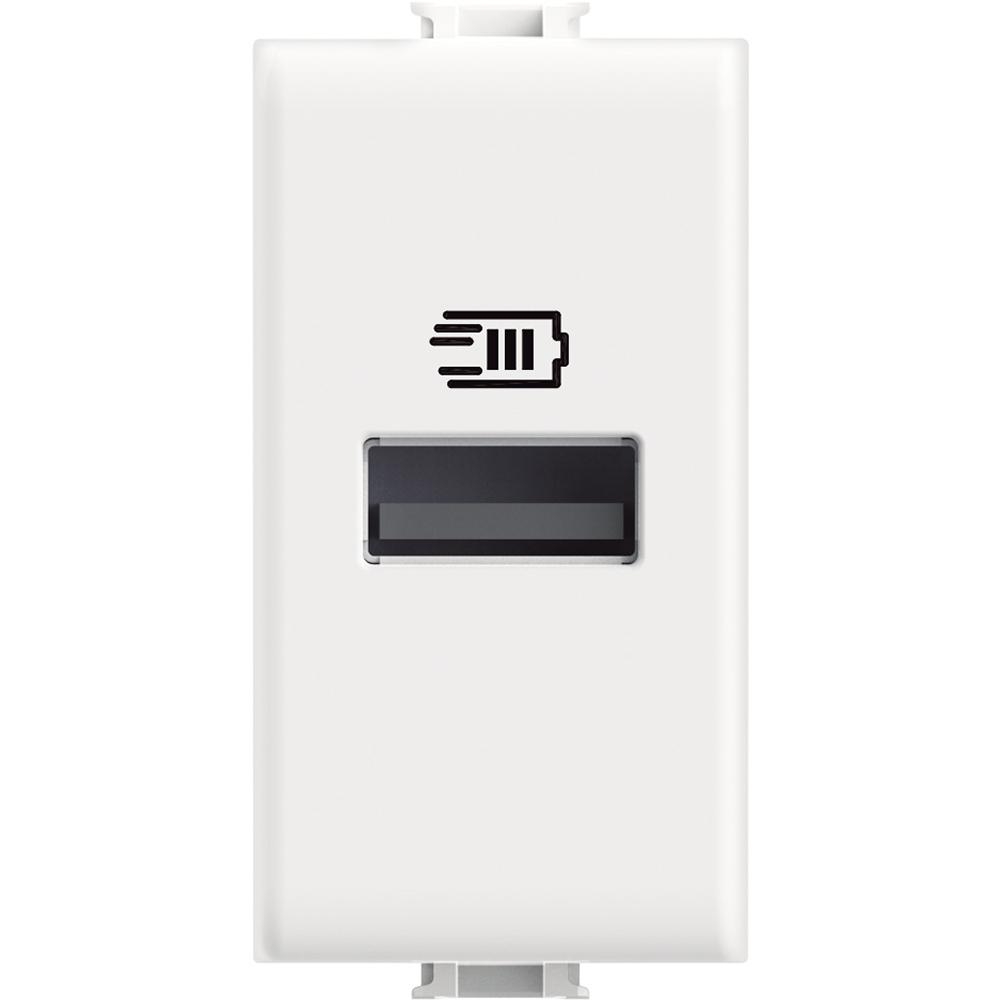MATIX - Caricatore USB tipo A 1 modulo bianco - BTICINO AM4191A product photo