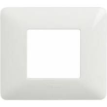 matix - placca 2 posti bianco - BTICINO AM4802BBN product photo