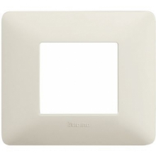 matix - placca 2 posti cenere - BTICINO AM4802BCN product photo