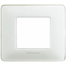 matix - placca 2 posti colors ghiaccio - BTICINO AM4802CBN product photo