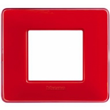 matix - placca 2 posti colors corallo - BTICINO AM4802CRD product photo