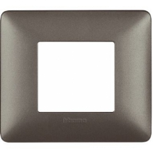 matix - placca 2 posti iron - BTICINO AM4802MIR product photo