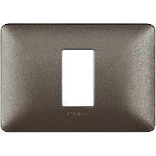 MATIX - PLACCA MODULO 503 1P IRON - BTICINO AM4803M1MIR - BTICINO AM4803M1MIR product photo
