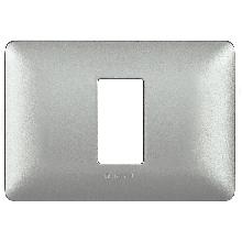 MATIX - PLACCA MODULO 503 1P SILVER - BTICINO AM4803M1MSL - BTICINO AM4803M1MSL product photo
