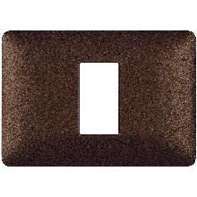 MATIX - PLACCA MODULO 503 1P MARRONE CAFFE - BTICINO AM4803M1TGG - BTICINO AM4803M1TGG product photo
