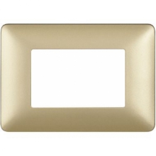 matix - placca 3 posti gold - BTICINO AM4803MGL product photo