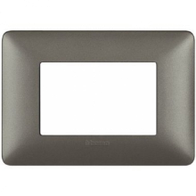 matix - placca 3 posti iron - BTICINO AM4803MIR product photo