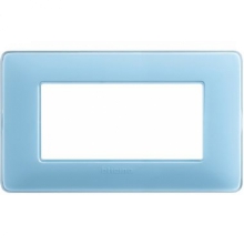 matix - placca 4 posti colors turchese - BTICINO AM4804CAR product photo