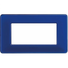 matix - placca 4 posti colors cobalto - BTICINO AM4804CBU product photo