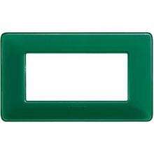 matix - placca 4 posti colors smeraldo - BTICINO AM4804CVS product photo