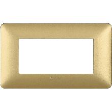 matix - placca 4 posti gold - BTICINO AM4804MGL product photo