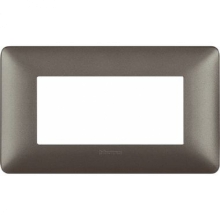 matix - placca 4 posti iron - BTICINO AM4804MIR product photo