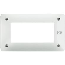 MATIX - PLACCA+SUPP 4P BIANCA ANTI-RIMOZION - BTICINO AM4804WAR - BTICINO AM4804WAR product photo