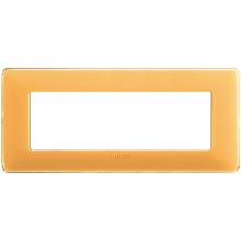 matix - placca 6 posti colors ambra - BTICINO AM4806CAB product photo