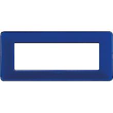 matix - placca 6 posti colors cobalto - BTICINO AM4806CBU product photo