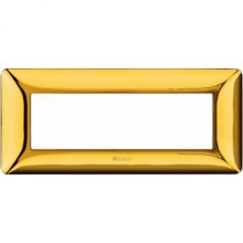 matix - placca 6 posti oro lucido - BTICINO AM4806GOR product photo