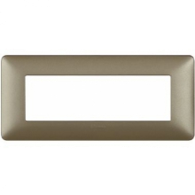 matix - placca 6 posti titanium - BTICINO AM4806MTA product photo