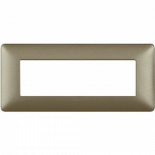 PLACCA 3+3P SABBIA MATIX - BTICINO AM4806SS - BTICINO AM4806SS product photo