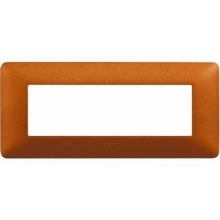 matix - placca 6 posti rosso terra - BTICINO AM4806TRT product photo