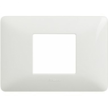 matix - placca 2 posti centrati bianco - BTICINO AM4819BBN product photo