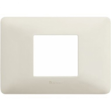 matix - placca 2 posti centrati cenere - BTICINO AM4819BCN product photo