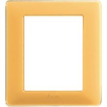 MATIX - PLACCA 3+3P COLORS AMBRA - BTICINO AM4826CAB - BTICINO AM4826CAB product photo