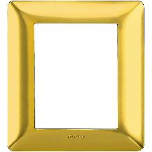 MATIX - PLACCA 3+3P ORO SATINATO - BTICINO AM4826GOS - BTICINO AM4826GOS product photo
