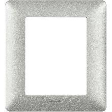 matix - placca 3+3 posti bianco calce - BTICINO AM4826TBC - BTICINO AM4826TBC product photo