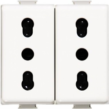 matix - presa 10/16A duplex - BTICINO AM5180/2 product photo