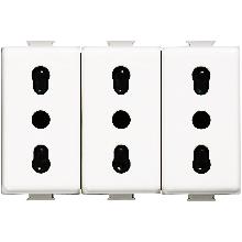 matix - presa 10/16A triplex - BTICINO AM5180/3 product photo