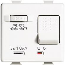 matix - magnetotermico differenziale 16A 10mA - BTICINO AM5256S - BTICINO AM5256S product photo
