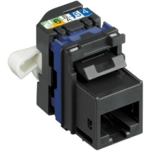 CONNETTORE FRONTALE RJ45 CON ATTACCO UNIVERSALE KEYSTONE CAT6 UTP - BTICINO C9079KC6 product photo