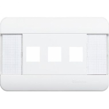 PLACCA AUTOPORTANTE 3P BIANCA KEYSTONE BTNET - BTICINO C9803/TBA product photo