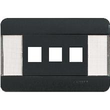 BTNET - PLACCA AUTOP 3P NERA KEYSTONE - BTICINO C9803/TGR - BTICINO C9803/TGR product photo