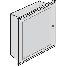 BTDIN - QUADRO DA INCASSO LAMIERA 24 DIN - BTICINO E209P/24D - BTICINO E209P/24D product photo