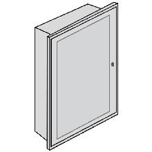 BTDIN-QUADRO INCAS.LAMIERA 36DIN C/PORT.PIENA - BTICINO E209P/36D - BTICINO E209P/36D - BTICINO E209P/36D product photo