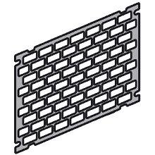 IDROBOARD PIASTRA FORATA 18 MODULI H 150M - BTICINO F107PS18 - BTICINO F107PS18 - BTICINO F107PS18 product photo