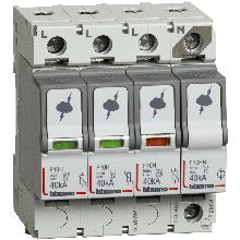 BTDIN - SPD T2 40KA 3P+N NR - BTICINO F10HS4 - BTICINO F10HS4 - BTICINO F10HS4 product photo