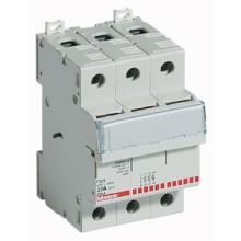 PORTAFUSIBILE SEZIONABILE 3P 32A BTDIN - BTICINO F323 product photo