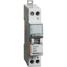 COMMUTATORE CON ZERO CENTRALE 1NO 32A 230/400V 1 MODULO DIN BTDIN - BTICINO F61N32C product photo